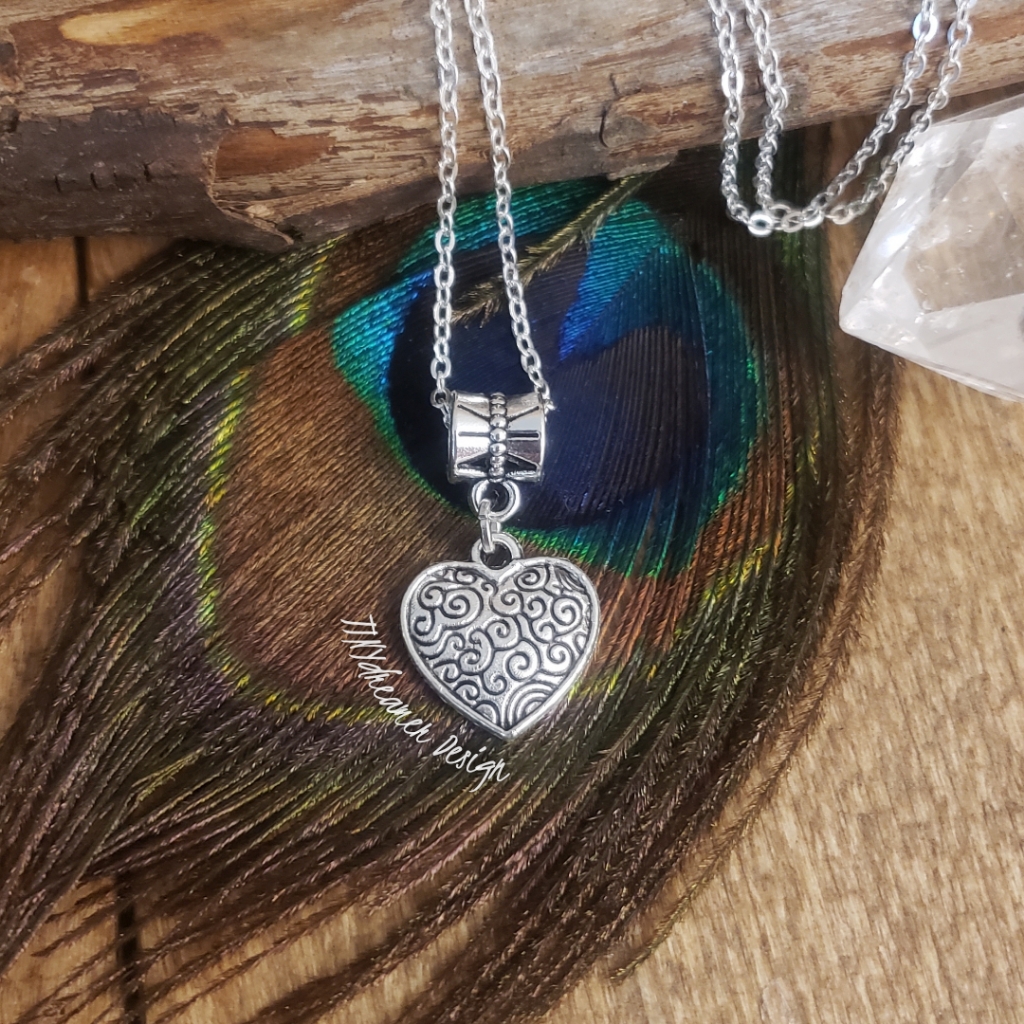 Heart Pendant 925 Sterling Silver Necklace ~Wife~Mom~Partner~Anniversary Gift